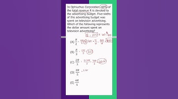 Part 2 of the GRE math question on percent! #shorts