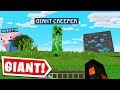 MINECRAFT BUT IT'S GIANT..