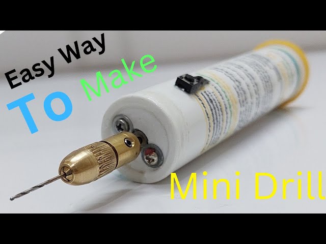 Amazing DIY MINI DRILL FLEXIBLE SHAFT made with recyclable materials 