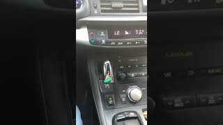 2012 Lexus CT200h Bluetooth music won’t play