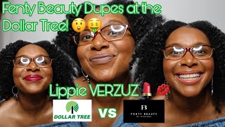 Fenty Beauty Mattemoiselle Lipstick vs. Dollar Tree L.A. Colors Matte Lipsticks | Demo and Review