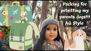 How to travel and pack for your American Girl Doll