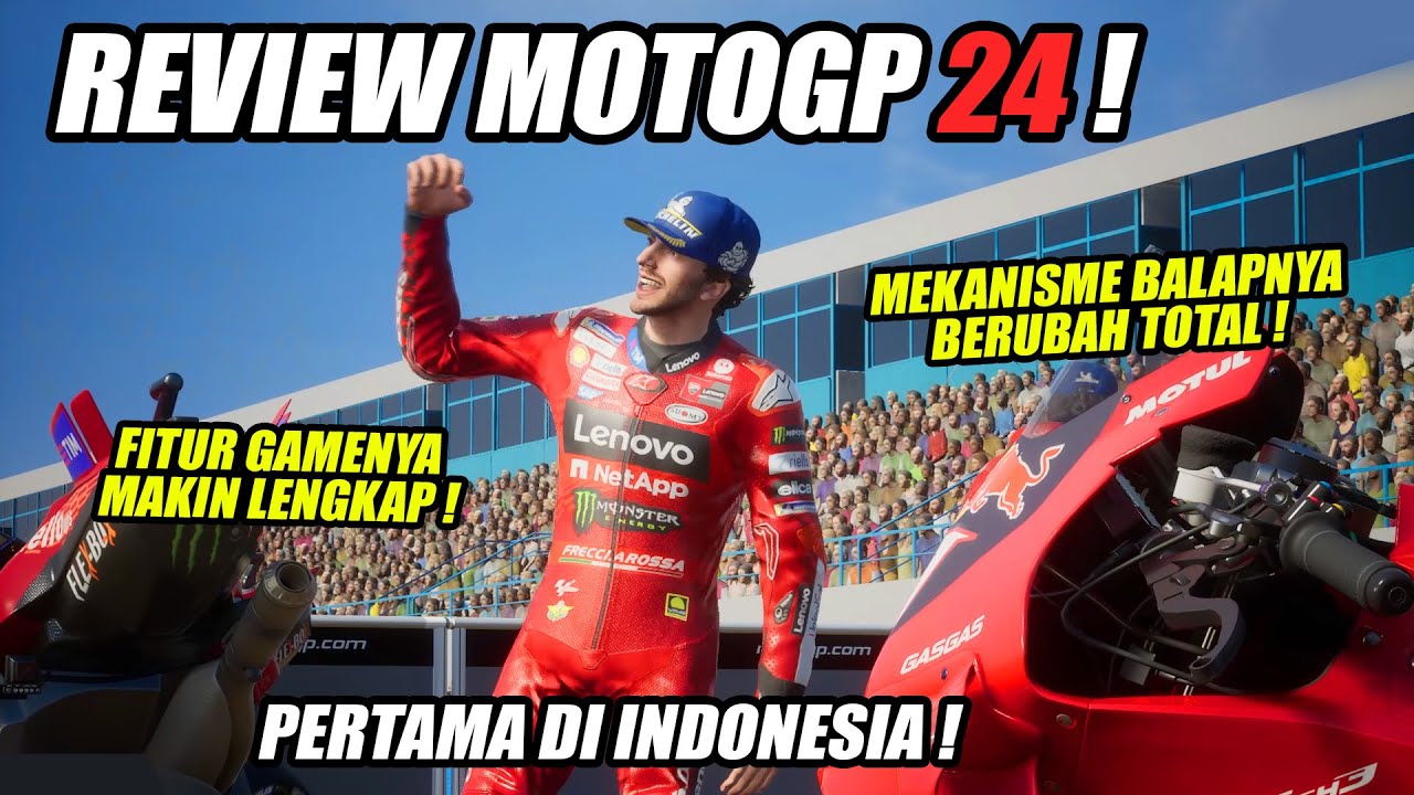 AKHIRNYAAA!!!🤩 REVIEW MOTOGP24 !! BARU KALI INI ADA GAME MOTOGP YANG BIKIN GW BANGGA BANGET!!!