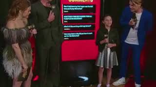Hugh and Dafne interview at the MTV Movie & Tv Awards