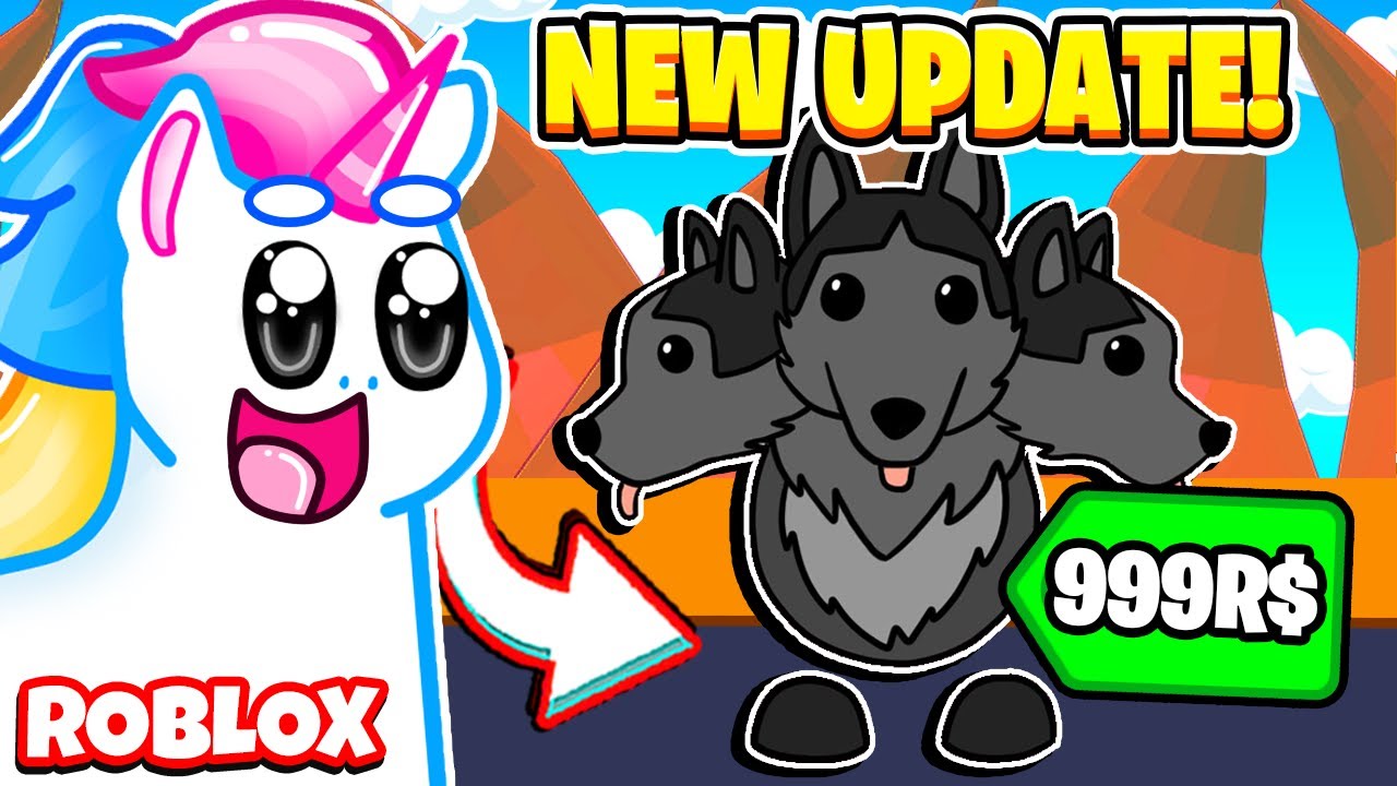 New Legendary Werewolf Pet In Adopt Me Roblox Adopt Me Halloween Cerberus Update Youtube - animal hoodie roblox shadow head