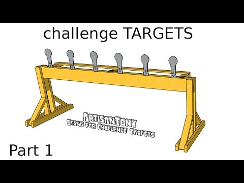 Challenge Targets DIY Auto-Reset Popper Plates - Part 1 - Building the Stand