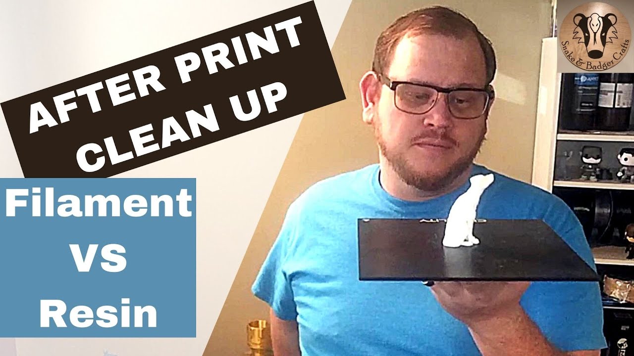 Filament VS Resin #5: After Print Clean Up | 3d Printer Basics - YouTube