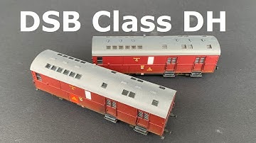 Unboxing and Weathering DSB Class DH Mail Coaches from Heljan