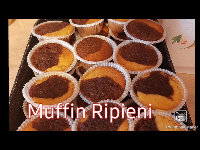 Merendine - Muffin ripieni - I pasticci di Terry