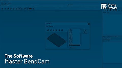 #PrimaProductPills - Master BendCam Automatic Programming - Prima Power Software
