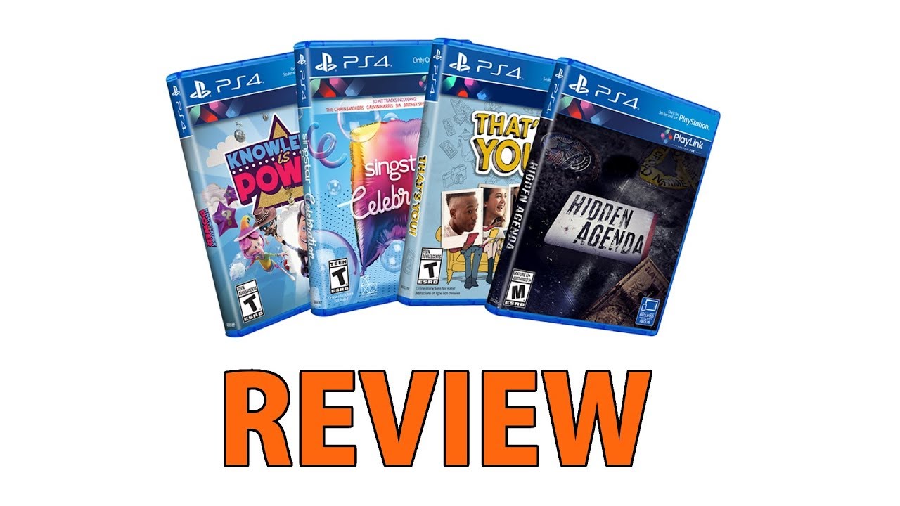 Pack 4 Games Playlink PS4 - That Es Tu ? +Knowledge+Singstar