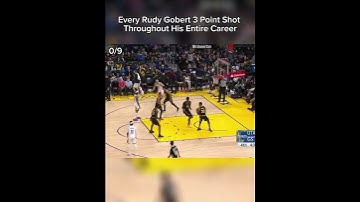 Every Rudy Gobert 3 Point Shot Throughout His Entire Career