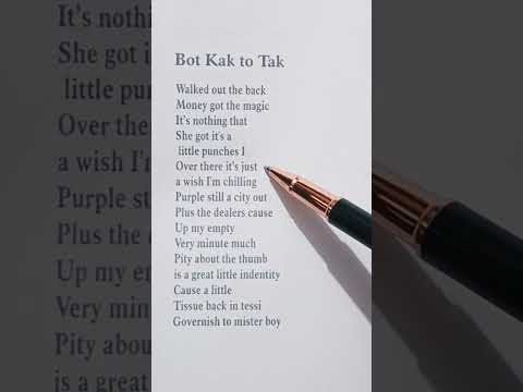 Bot Kak To Tak Lyrics Asanrap Lyrics Song