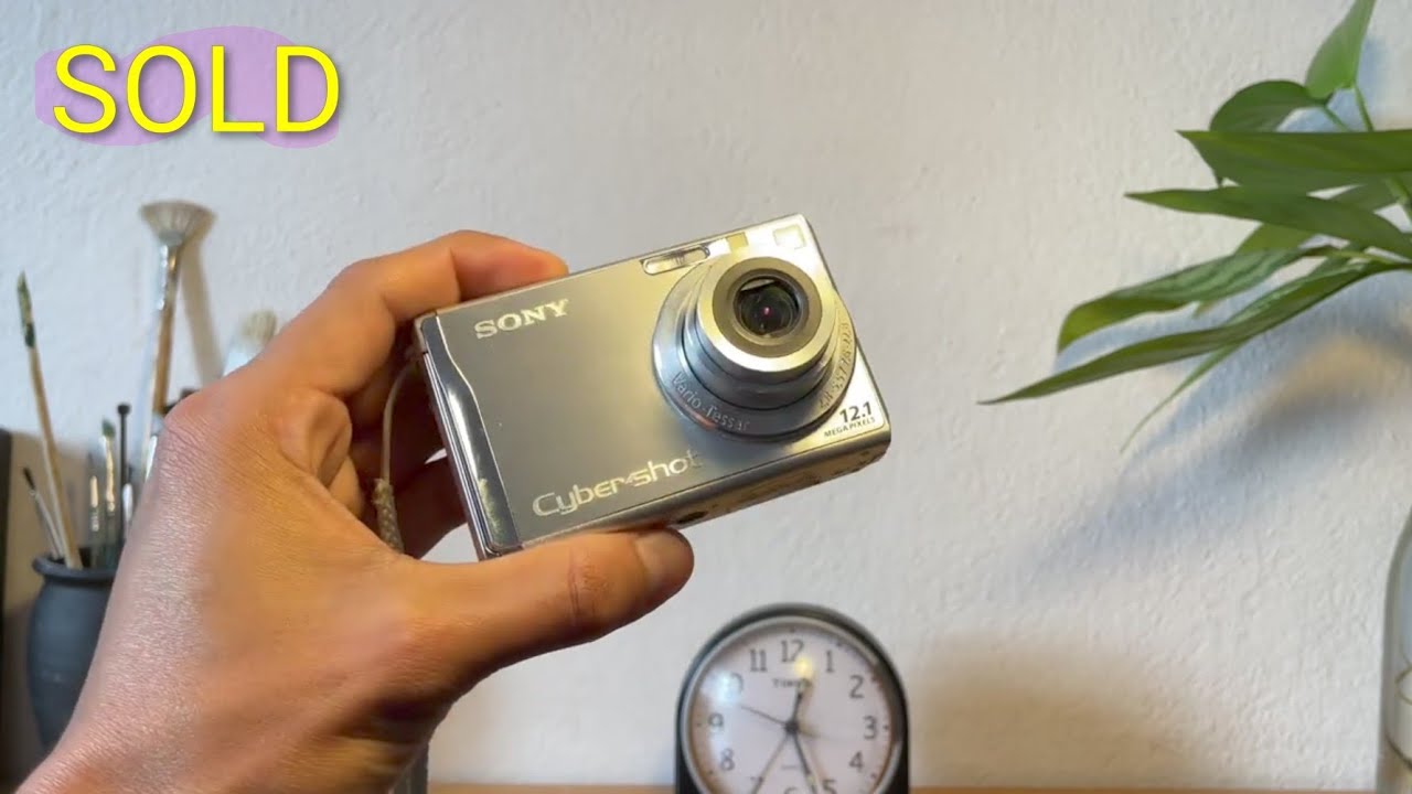 Cámara Digital Sony Cyber-Shot DSC-W200 - Vintage Digicam