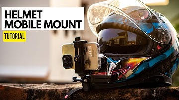 Mobile motovlogging setup | How to mount mobile in helmet.