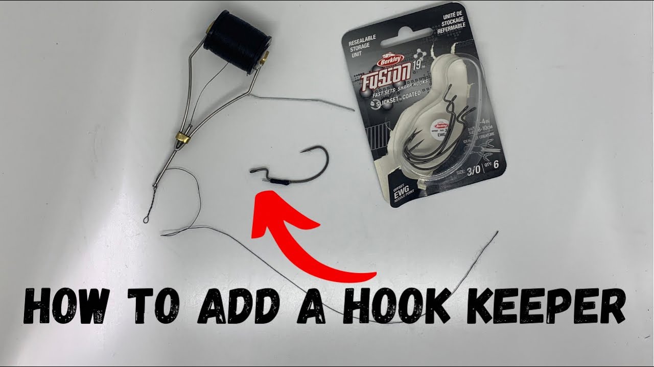 How to add a hook keeper to your favorite hook! 