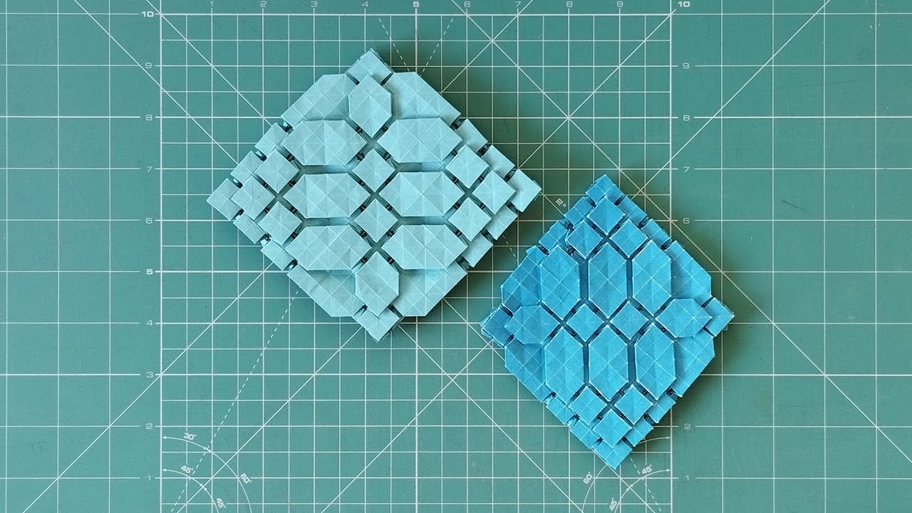 Origami Tessellation Model no. 85-40 Tutorial: Step-by-Step Paper Art Folding | DIY