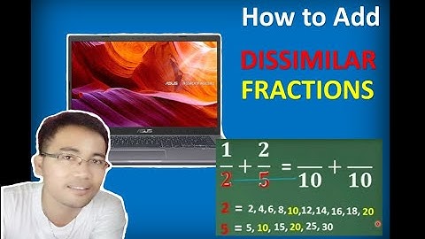 How To Add Dissimilar Fractions (Math Tutorial) l Radz Tutorial Vlogs