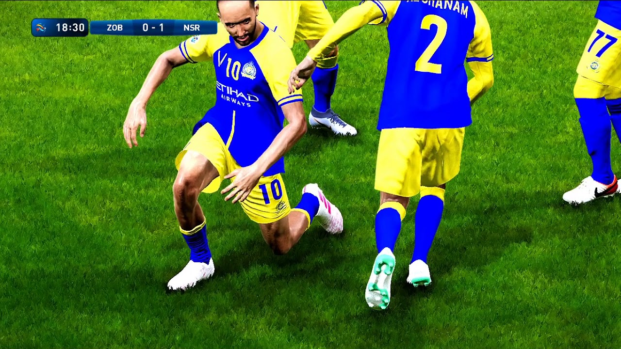 Pes 2020 Al Sahlawi Goal AlNassr Zob Ahan AFC Champions League