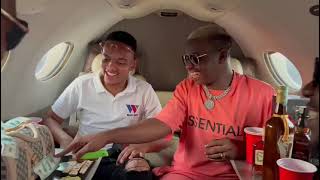 KUFURU BILLIONAIRE SHILLAH AFANYA BIRTHDAY YAKE JANA 01/11 NDANI YA NDEGE, subscribe kuona videos