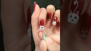 beautiful girls nail artnailsiongrsal rtoneminute nail art#nail #nailart #viral #thanksforwatching screenshot 1