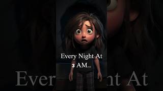 Every Night At 3 AM Something Watches Her 👁️#shorts #creativestorytelling #ai#horrorstory