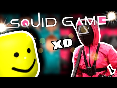 I'm playing the Squid Game on Roblox XDDDD