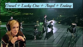 EXO(엑소)- Growl   Lucky One   Angel   Ending [Reaction]