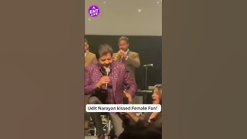 Thumbnail of Udit Narayan kisses Female fan at Concert! Shocking video went viral
