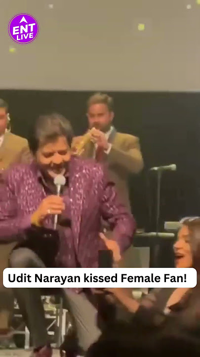 Udit Narayan kisses Female fan at Concert! Shocking video went viral