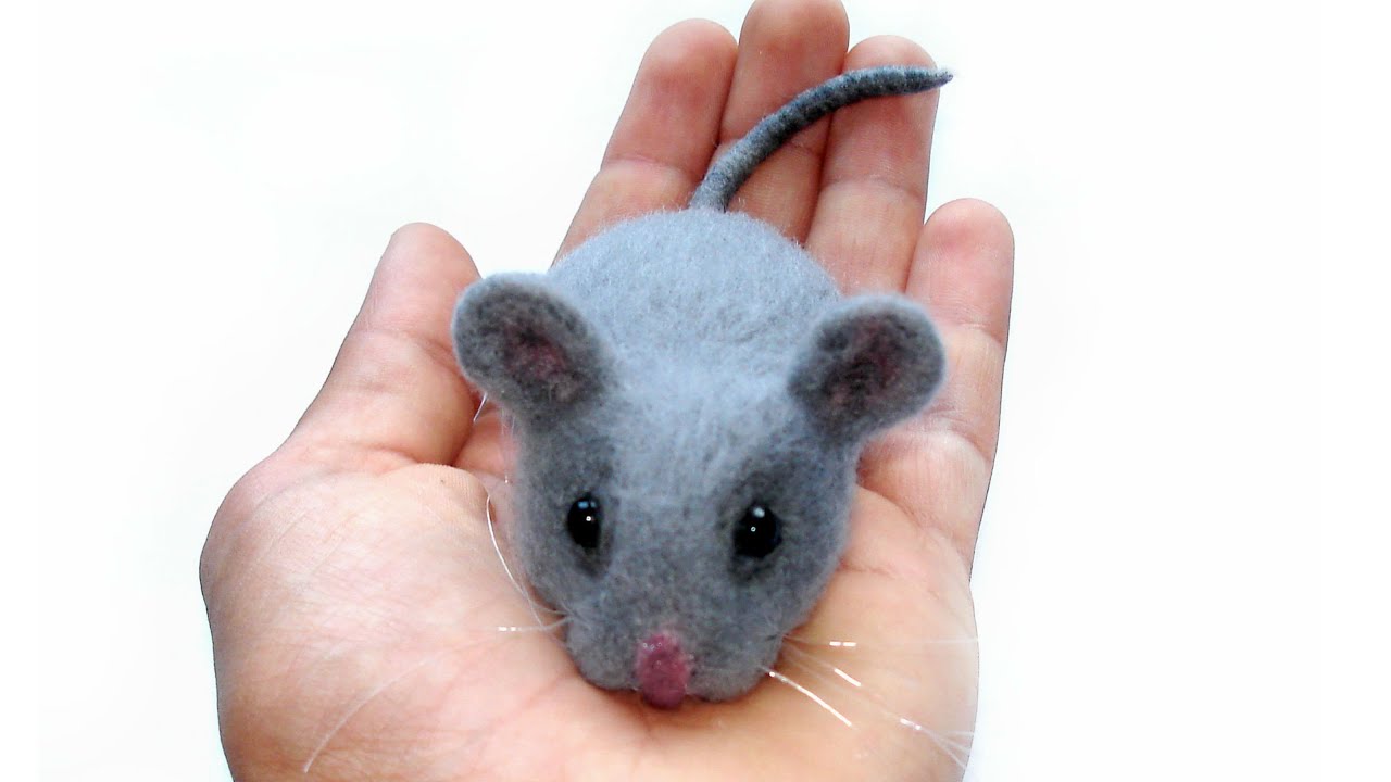 Полезный блог: МК мышка, сухое валяние