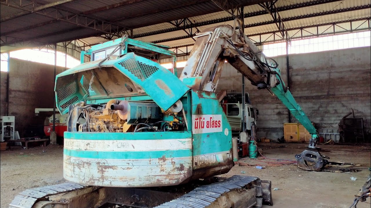 ซ่อมแบคโฮPC75UU งานชี้เป้า สวิงเบรคล็อค แก้ได้แบบง่ายๆ