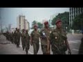 Combat troops march in Kinshasa after failed coup