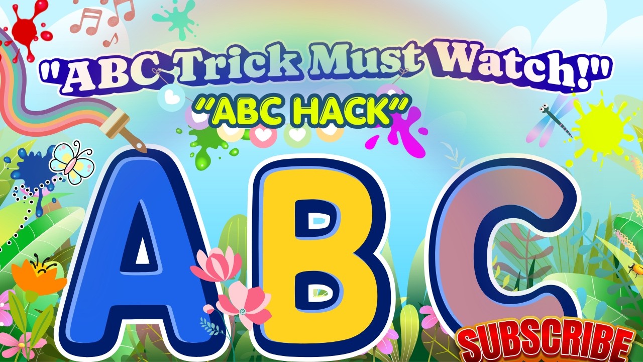 Learn A to Z in 1 Minute 😲 | ABCD Easy Trick for Kids