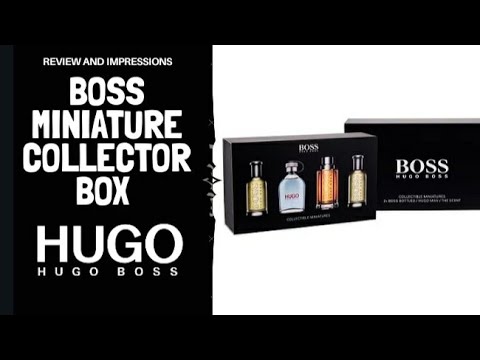 hugo boss miniatures set