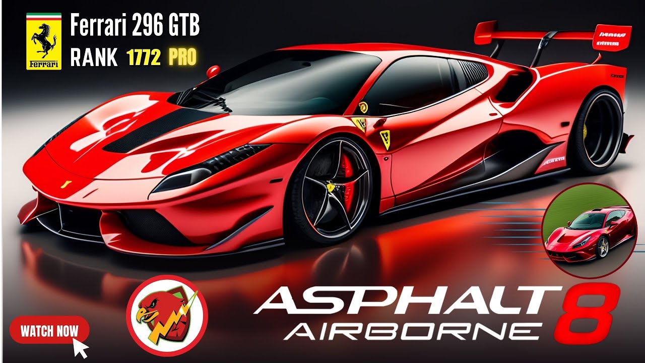 Asphalt 8 Airborne Ferrari 296 CTB Asphalt (2023) - Gameplay (PC UHD) Xariousgaming| Asphalt asphalt