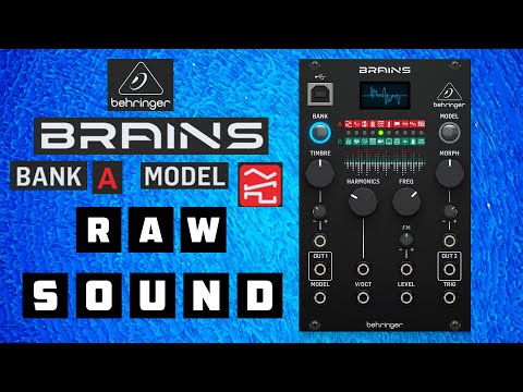 Behringer Brains - A1 - Virtual Analog MODEL - RAW SOUND