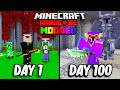 I Survived 100 Days in Modded Hardcore Minecraft.. Here's What Happened