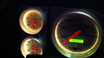 Ford Mustang Autometer Gauge Cluster