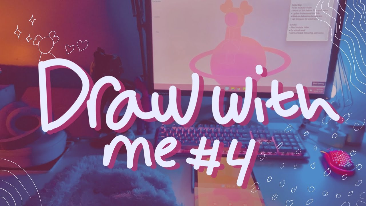 Draw with me ep.4 (Samsung Tab s6 Lite) Cozy Drawing Session YouTube
