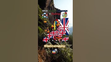 Most Studied Language on Duolingo in European Countries 🈵🗣️ #shorts #fyp #trending