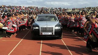 king of Swaziland Mswati iii (15 Wife & 100 Child) - New Car Collection