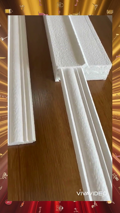 Parece Gesso - Moldura Roda Teto Sanca Isopor Kit 10 Metros