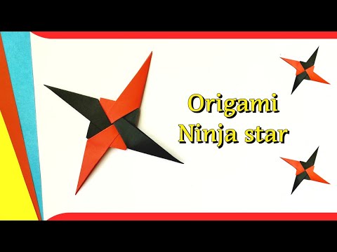 How to Fold Ninja star / Easy origami Ninja star  - Shuriken / Paper Ninja Star #shorts