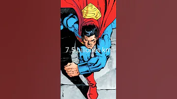¿Cuál es la velocidad máxima de vuelo de Superman?