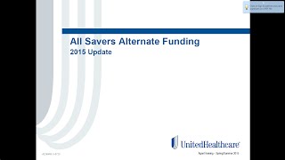 April 13, 2015 - UHC All Savers Plans