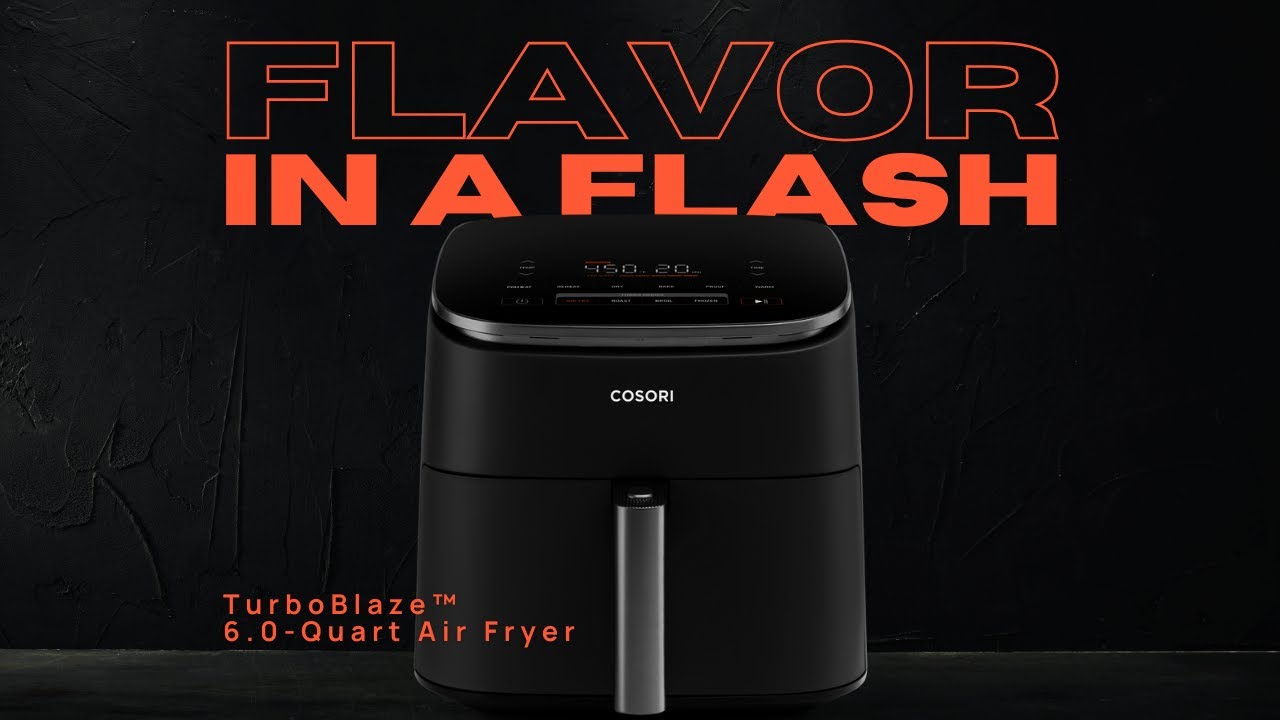 Cosori 6qt Turbo Blaze AirFryer First Look & Cook #cosoriturboblazeair