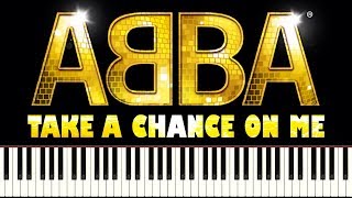 ABBA - TAKE A CHANCE ON ME - Piano Tutorial chords