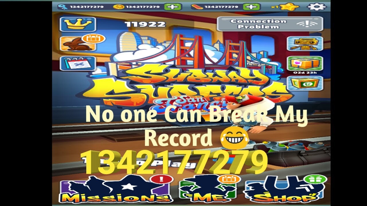 Unlimited coins in subway surfers hack