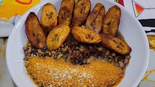 How to make Ghana Yor ke Gari /(GOB3) beans and gari